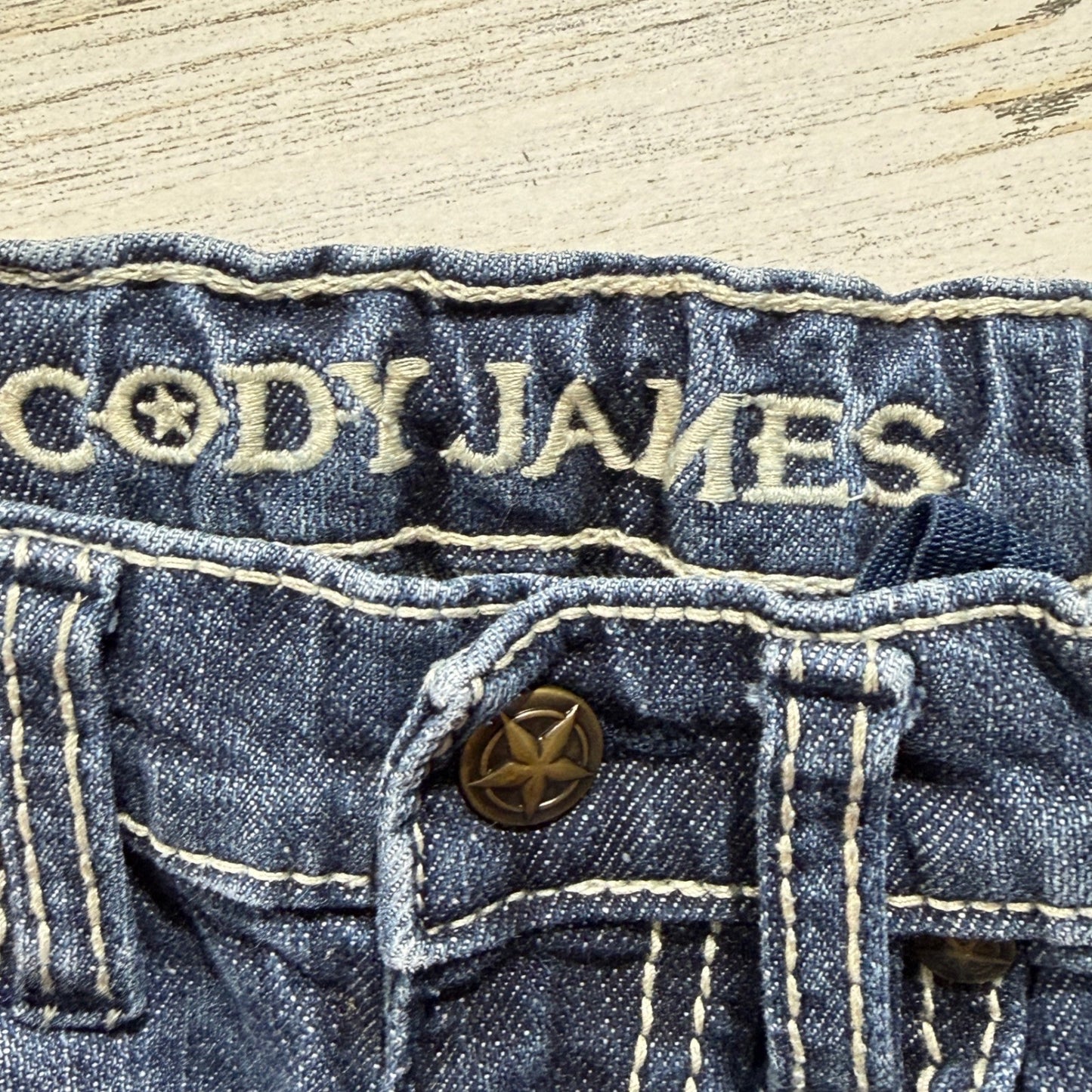 Cody James Jeans Boys 4T Blue Straight Leg Western Cowboy *Flawed5