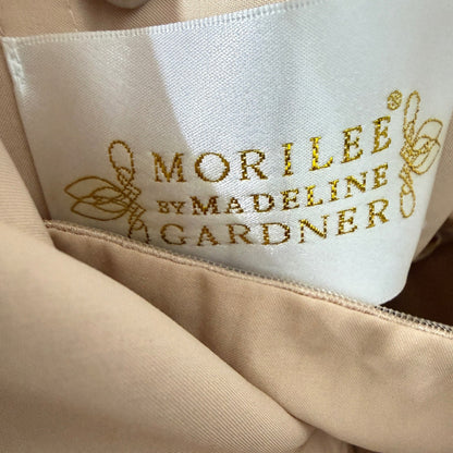 Morilee Madeline Gardner Ball Gown Women Size 10 Champagne Tulle Fairycore15
