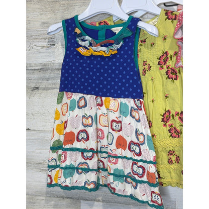 Matilda Jane Clothing Lot Girls 6 Multicolor Ruffle Floral Apple Whimsical GUC1