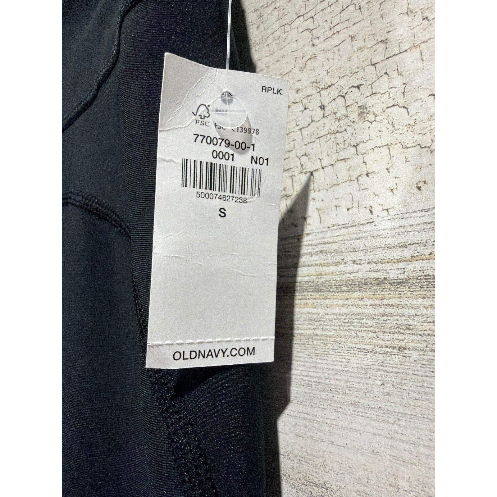 Old Navy Leggings Women Small Black High Waisted Activewear Athleisure NWT2