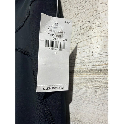 Old Navy Leggings Women Small Black High Waisted Activewear Athleisure NWT2