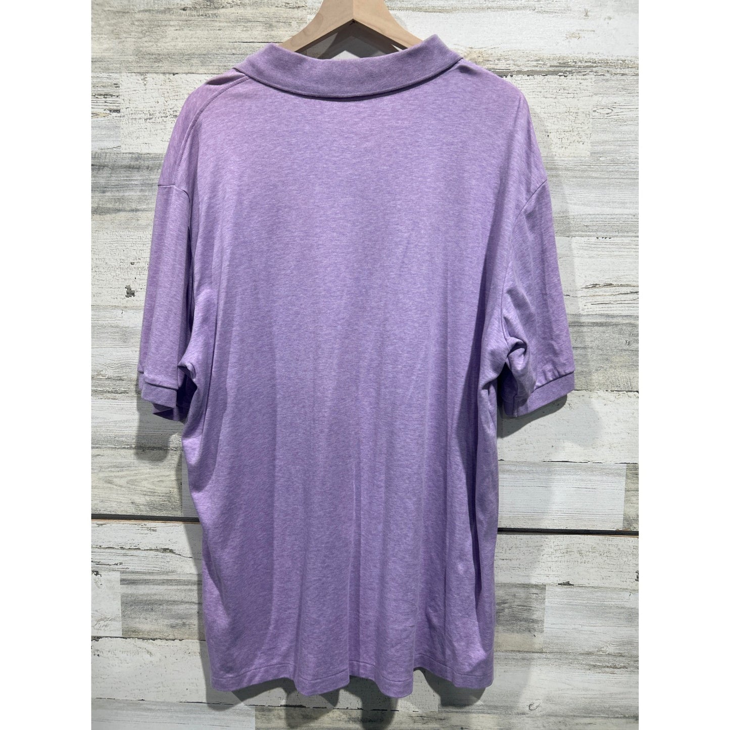 Polo Ralph Lauren Polo Shirt Mens XLT Purple Cotton Mesh Pony Logo Preppy EUC3