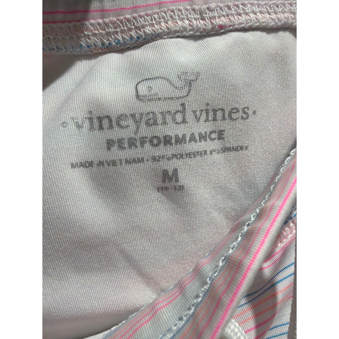 Vineyard Vines All In Motion Skort Lot Girls 10-12 Pink Navy Striped Sporty GUC*5