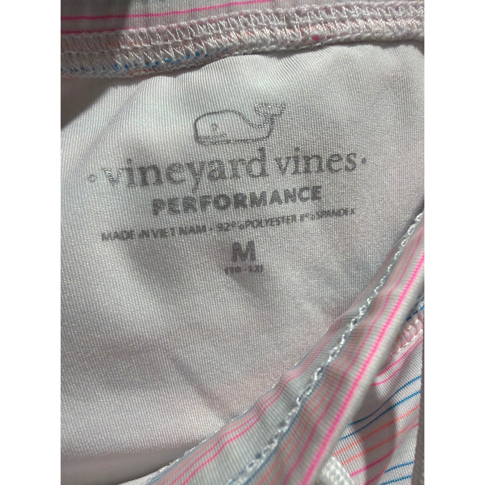Vineyard Vines All In Motion Skort Lot Girls 10-12 Pink Navy Striped Sporty GUC*5