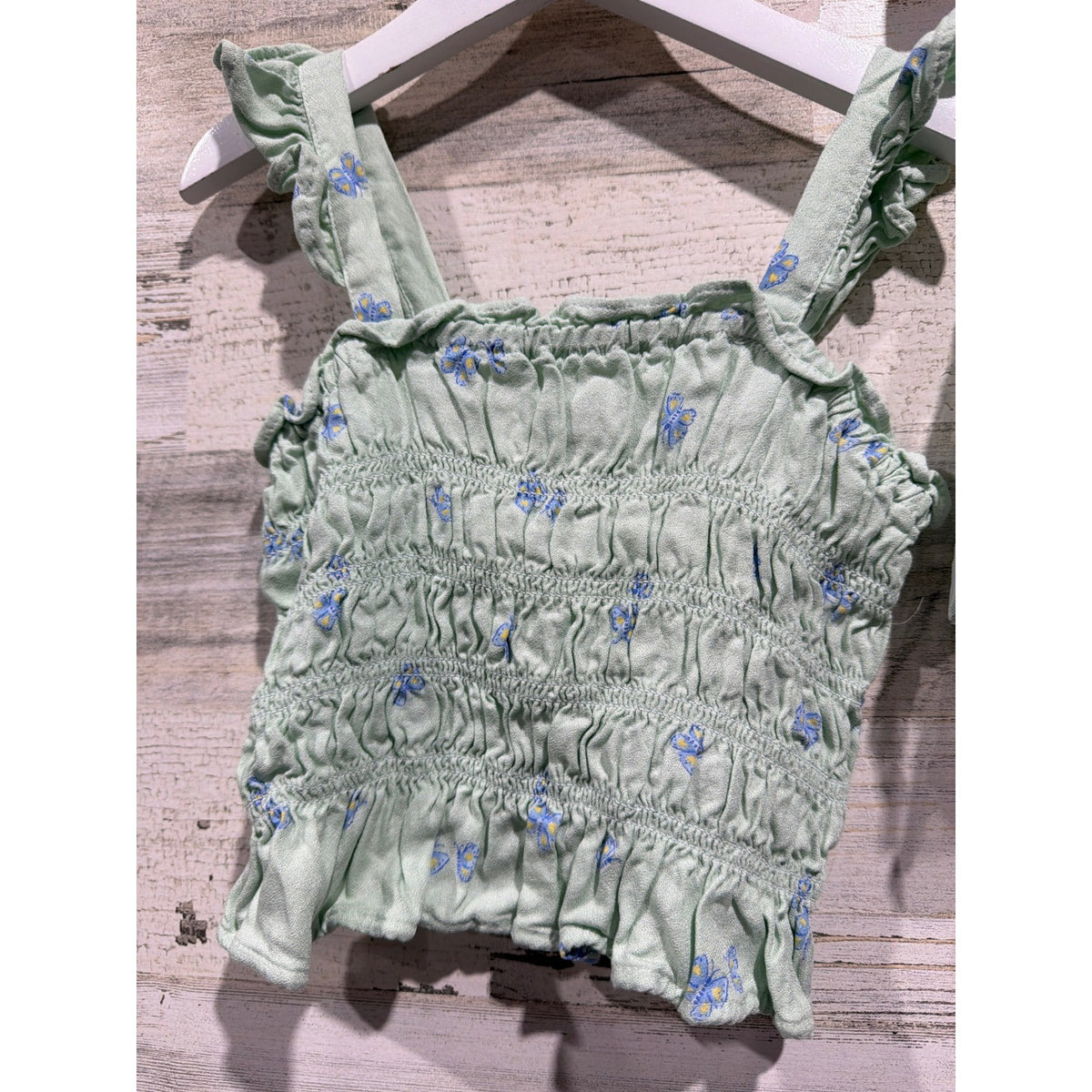 Old Navy Cat & Jack Clothing Lot Girls 4T 5 Blue Green Floral Tie Dye Boho EUC4