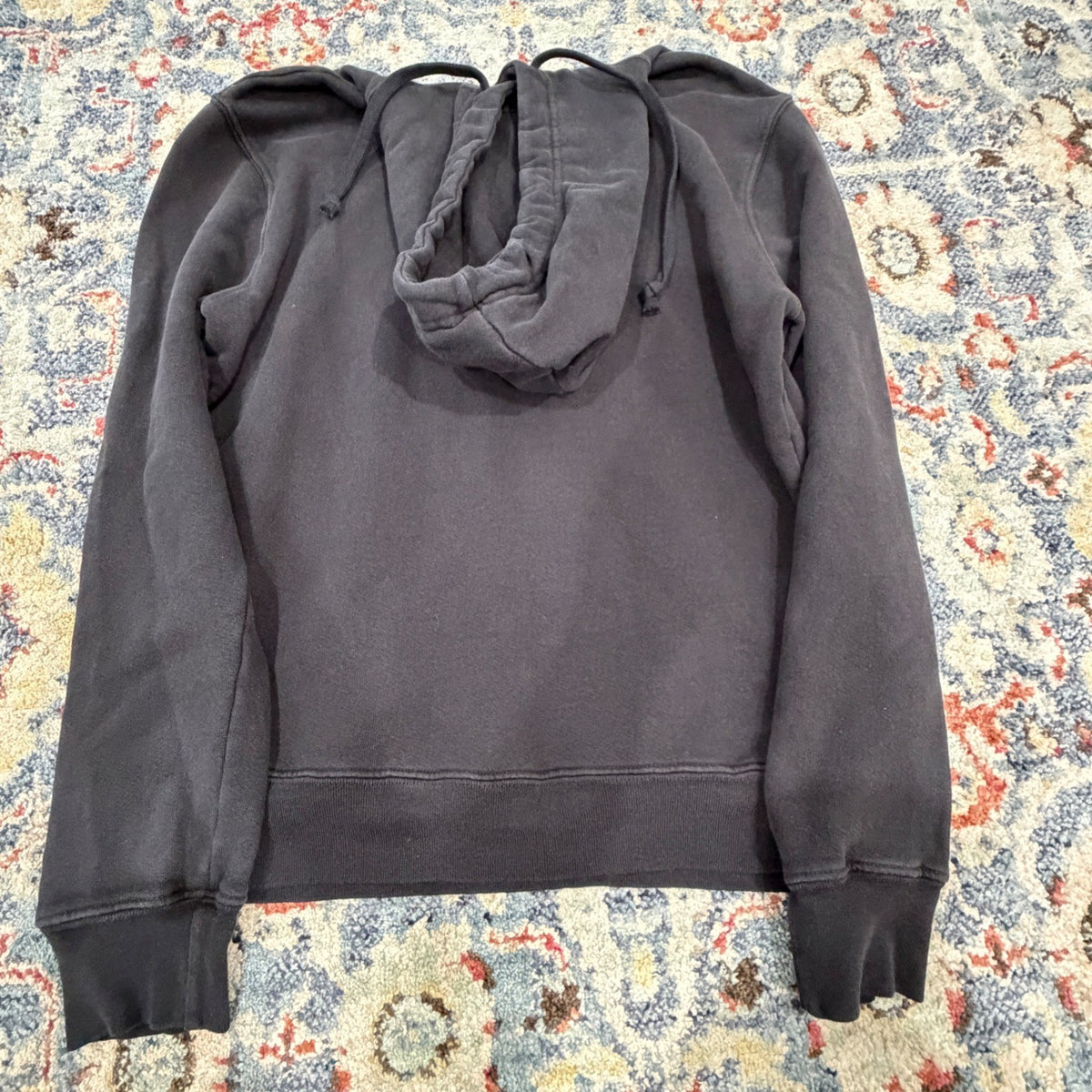 Retro Brand Hoodie Anthropology Adult Small Black American Made Eagle Graphic5