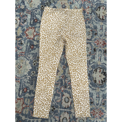 J. Crew Toothpick Jeans Women 28 Tan Leopard Print High Rise Skinny NWT5