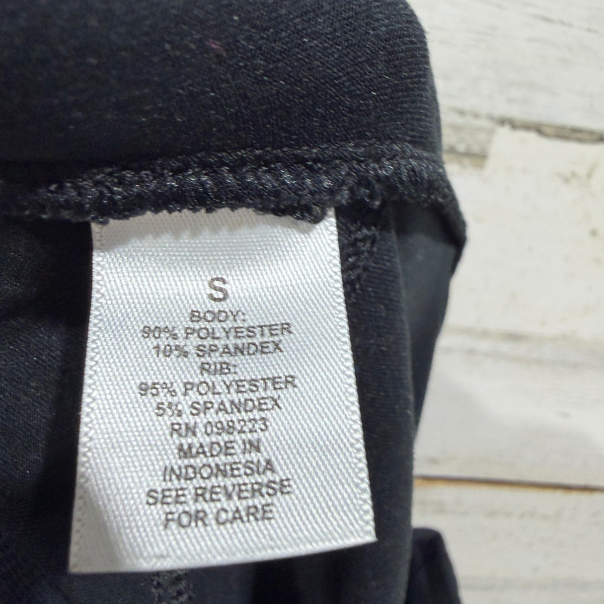Freely High Waisted Jogger Pants Women S Black Polyester Spandex Athleisure EUC5
