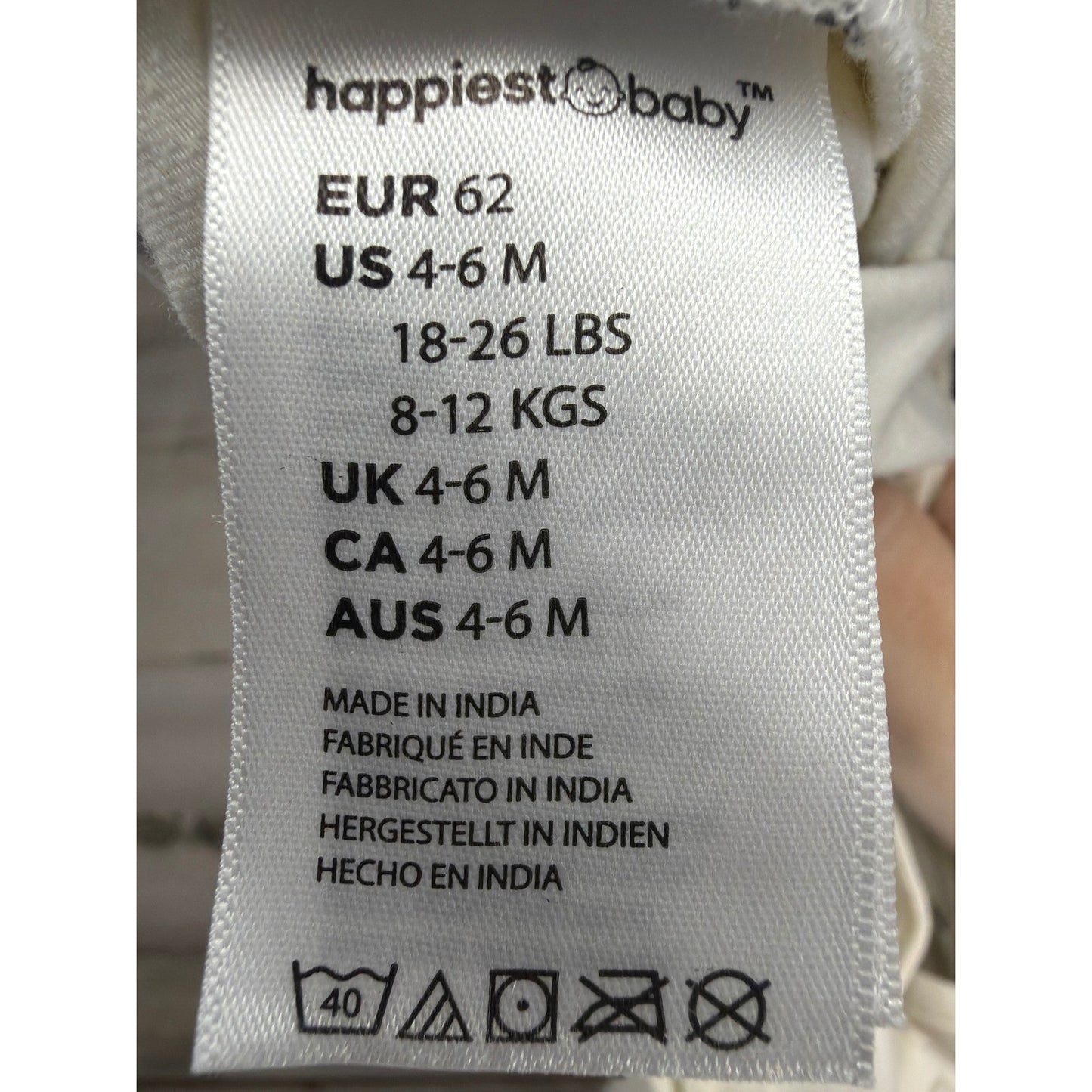 Happiest Baby Sleepea Swaddle Kids Large White Black Planets Space EUC4
