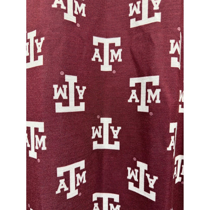 TJ's PJs Nightgown Girls 7 Maroon Texas A&M Aggies Ruffle Sleepwear NWT1
