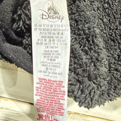 Disney Fleece Jacket Kids 9/10 Black Nightmare Before Christmas Jack EUC4