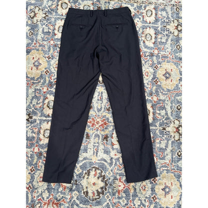 Haggar Dress Pants Men 30x30 Slim Fit Flat Front Trousers EUC2