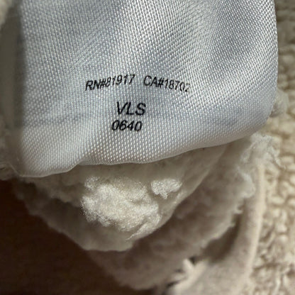 Nike Sportswear Sherpa Fleece Sweatshirt Girls 2T Cream Polyester Sporty EUC5
