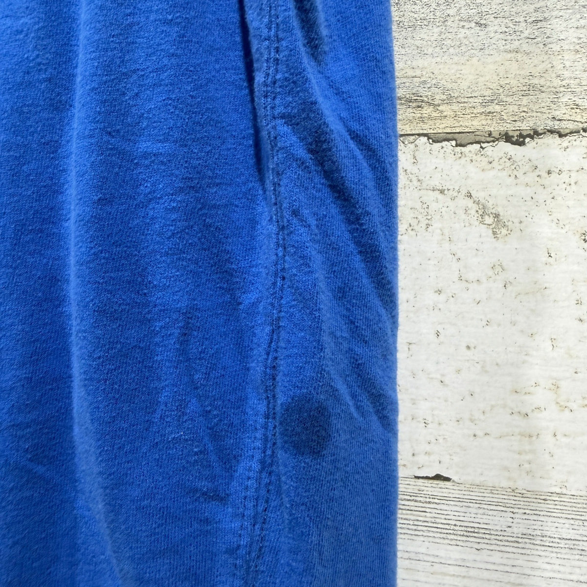Abercrombie & Fitch Muscle Fit Logo Tee Men Large Blue Cotton Y2K Flawed*8