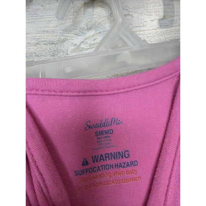 SwaddleMe Adjustable Swaddle Sack Girls S/M Pink2