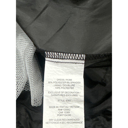 Isobella & Chloe Dress Girls 2T Black Velvet Taffeta Rosette Ruffle EUC6