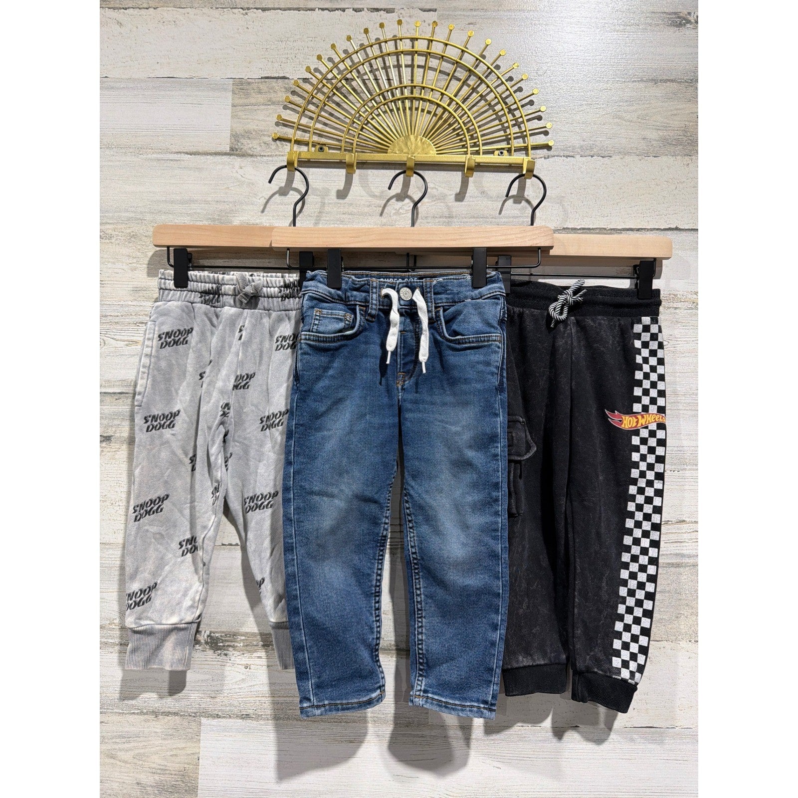 Boys 2T Pants Bundle Snoop Hot Wheels &Denim0