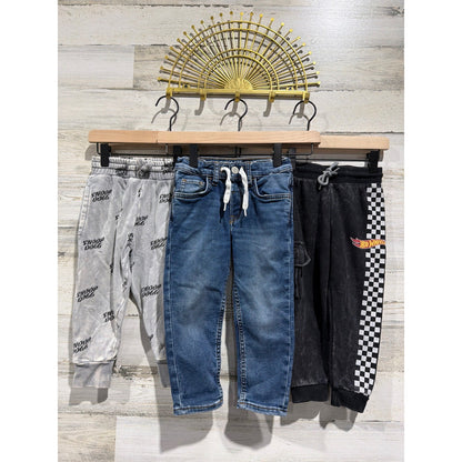 Boys 2T Pants Bundle Snoop Hot Wheels &Denim0