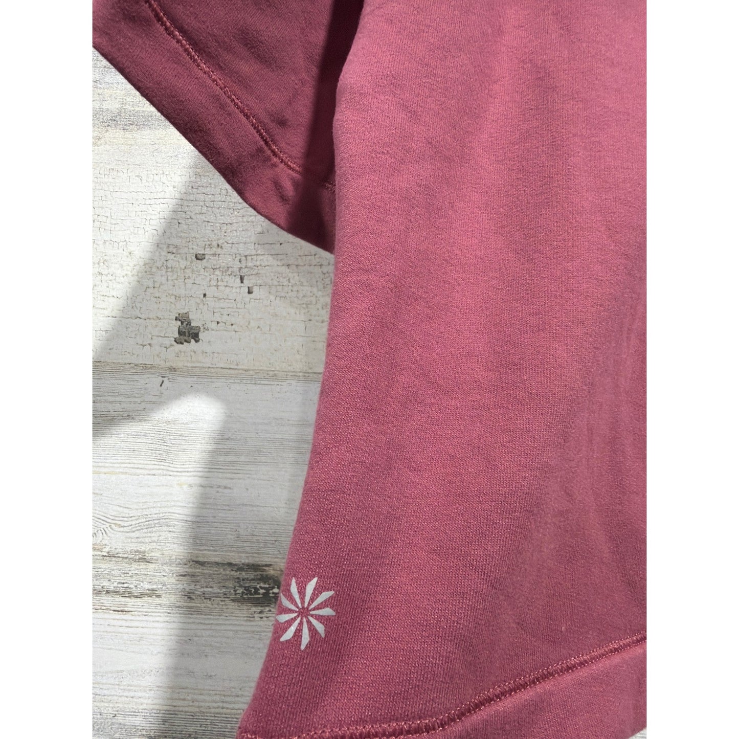 Athleta Girl Polo Sweatshirt Girls 12 Large Cropped Boxy French Terry Athleisure3