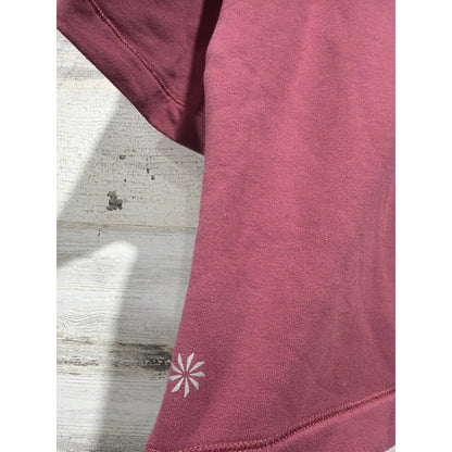 Athleta Girl Polo Sweatshirt Girls 12 Large Cropped Boxy French Terry Athleisure3