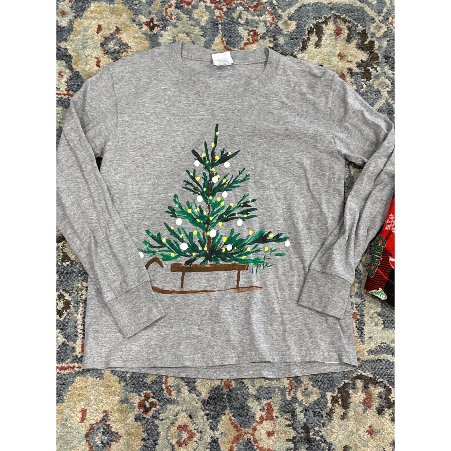 Dr. Seuss PPTX Holiday Bundle Boys Size 8 Red Gray Grinch Christmas Tree2