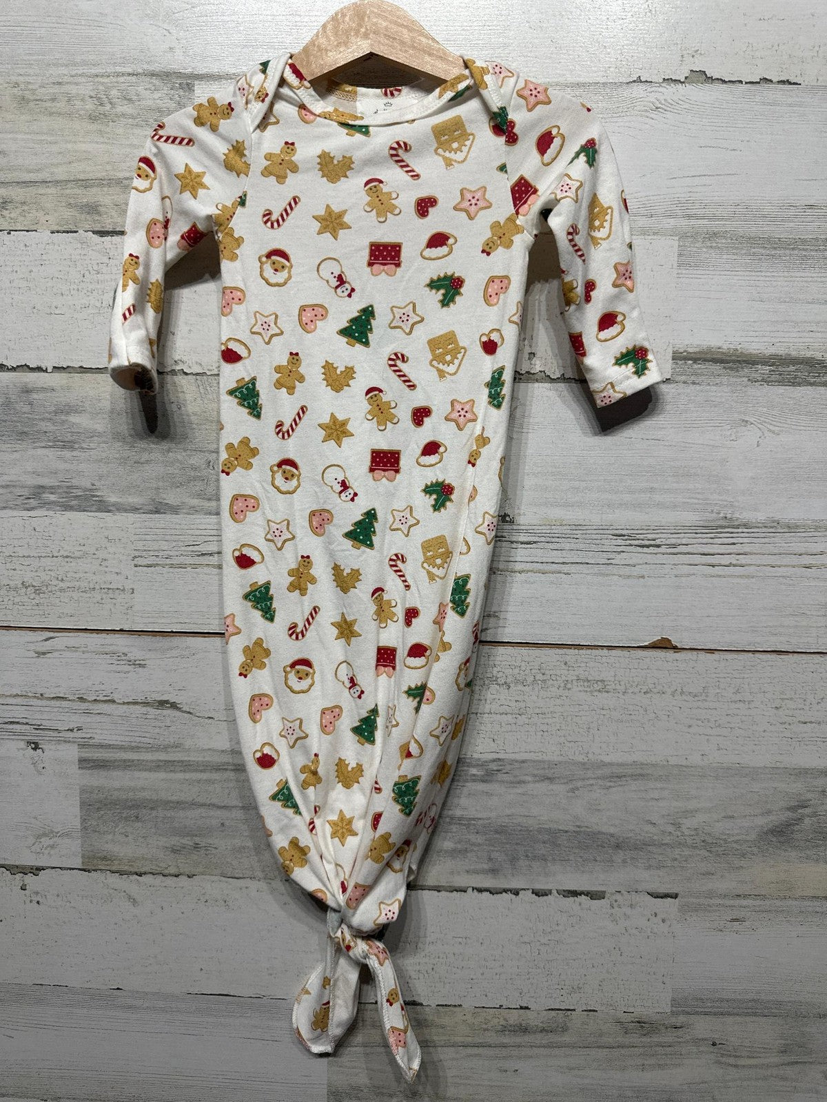 Starting Out 0-6m Holiday Knot Gown GUC0