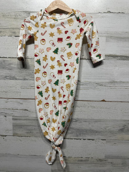 Starting Out 0-6m Holiday Knot Gown GUC0