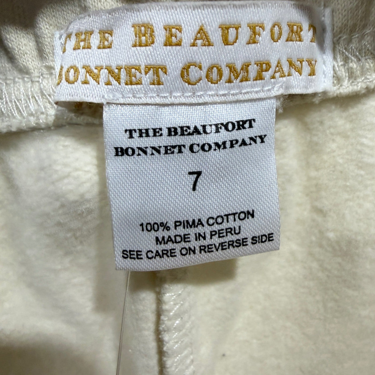The Beaufort Bonnet Company Gates Sweeney Sweatpant Kids 7 Stone Pima Cotton NWT5