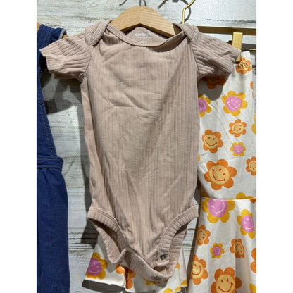 PEKKLE Carter's Mabel + Honey Wonderluxe Girls 12-24M Floral Boho Bundle3
