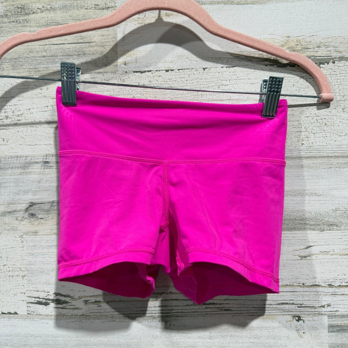 Balera Dance Shorts Girls IC Pink Nylon Spandex Athletic0
