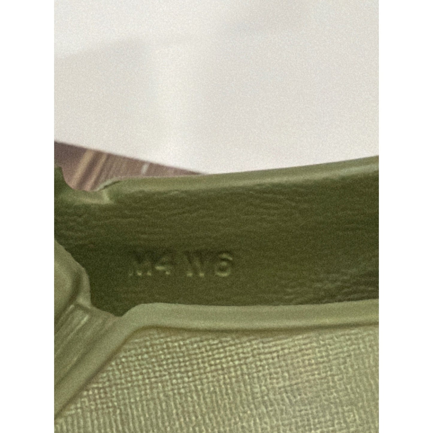 Native Miles Shoes Mens 4 Dark Green Slip On Perforated Gorpcore New5