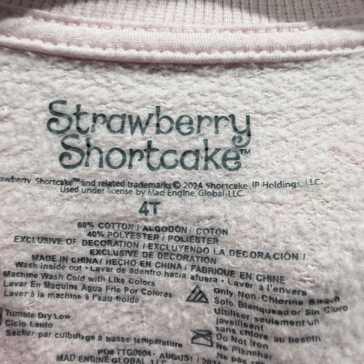 Strawberry Shortcake Carter's Cat & Jack Bundle Lot Girls 4T Pink Floral Retro2