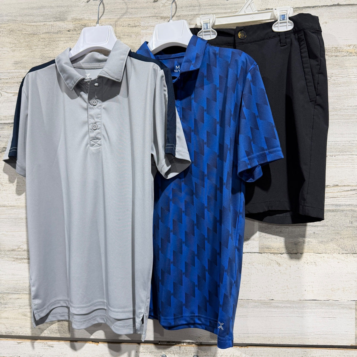 All In Motion Golf Polo Shorts Set Boys Size 10/12 Bundle Sporty0