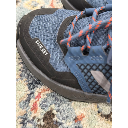 Adidas Terrex Hiking Shoes Boys 12 Blue Orange Rain.RDY Outdoors Nature8