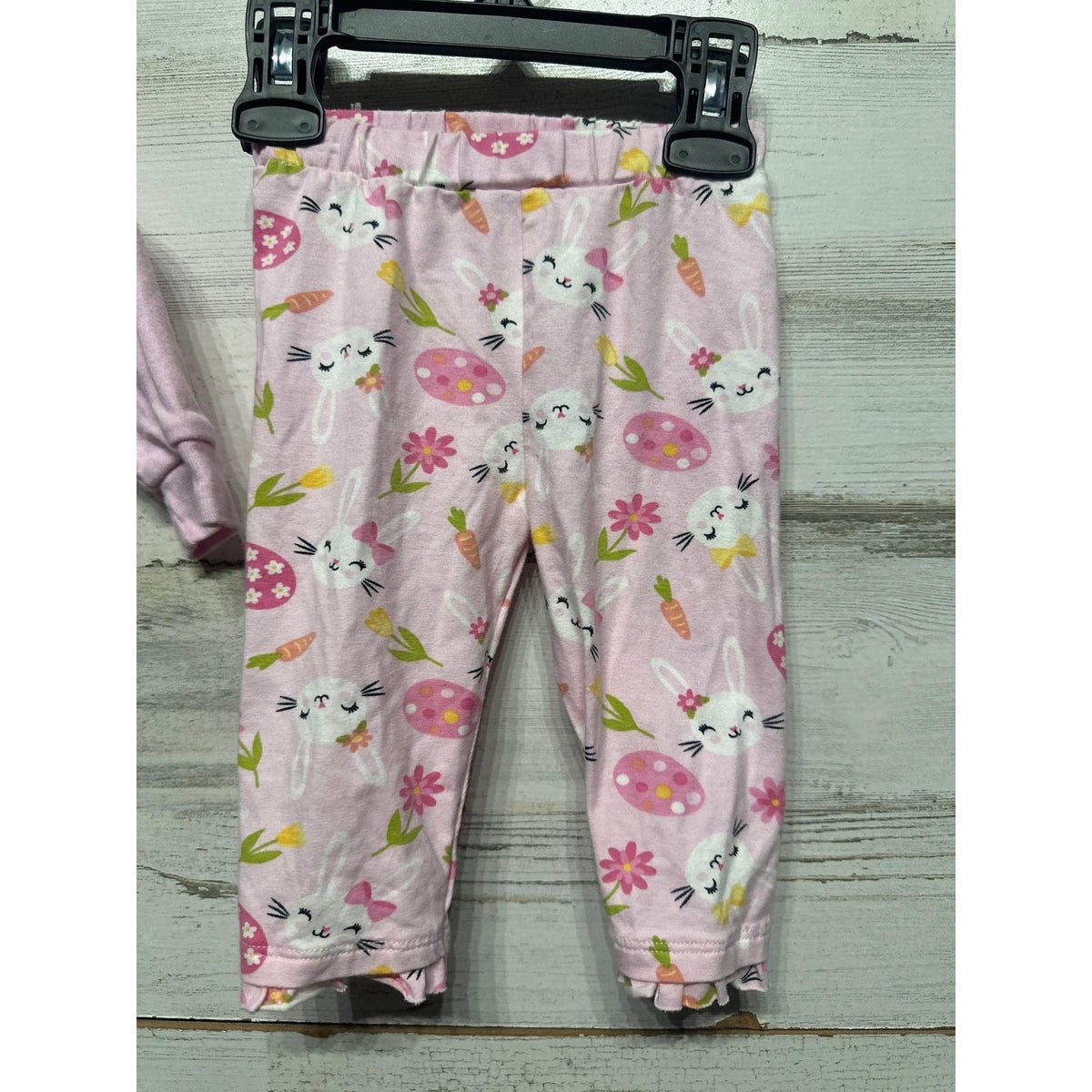 Bundles Hoodie Leggings Set Girls 3-6m Pink Bunny Easter Outfit EUC2