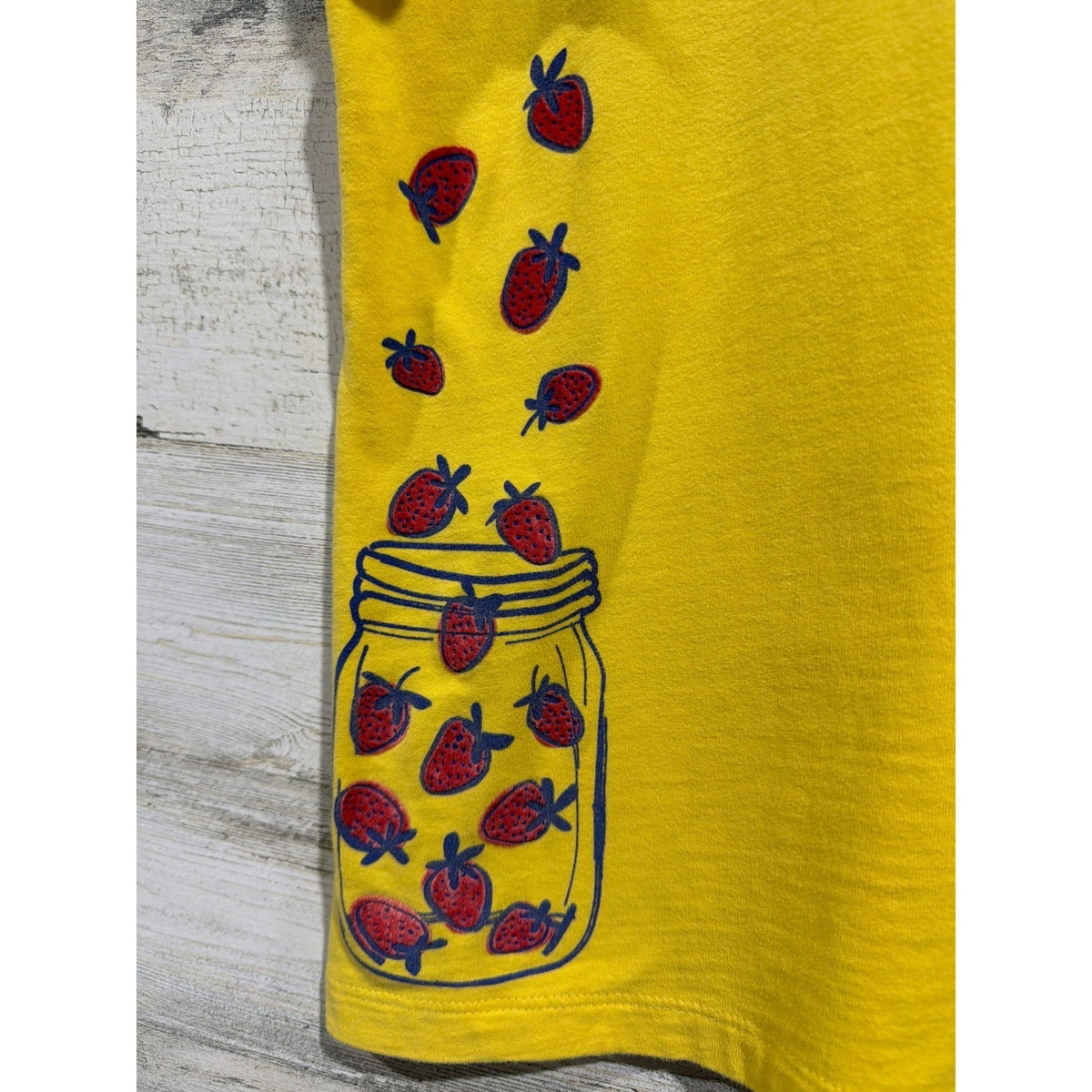 Hanna Andersson Tea Mini Boden Girls 10-12 Yellow Blue Floral Legging Set2