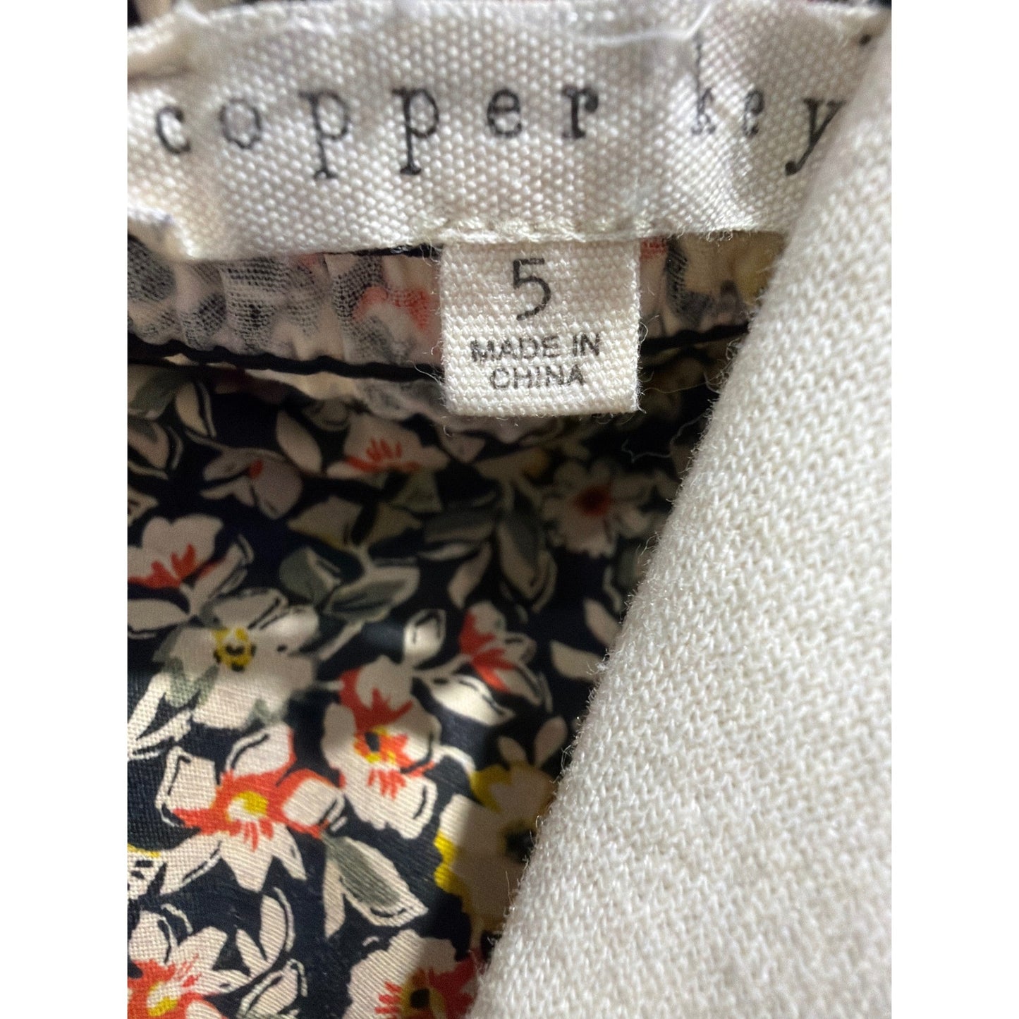 Copper Key Levi's LCKR Girls 6 Multicolored Floral Denim Sweatshirt Bundle6