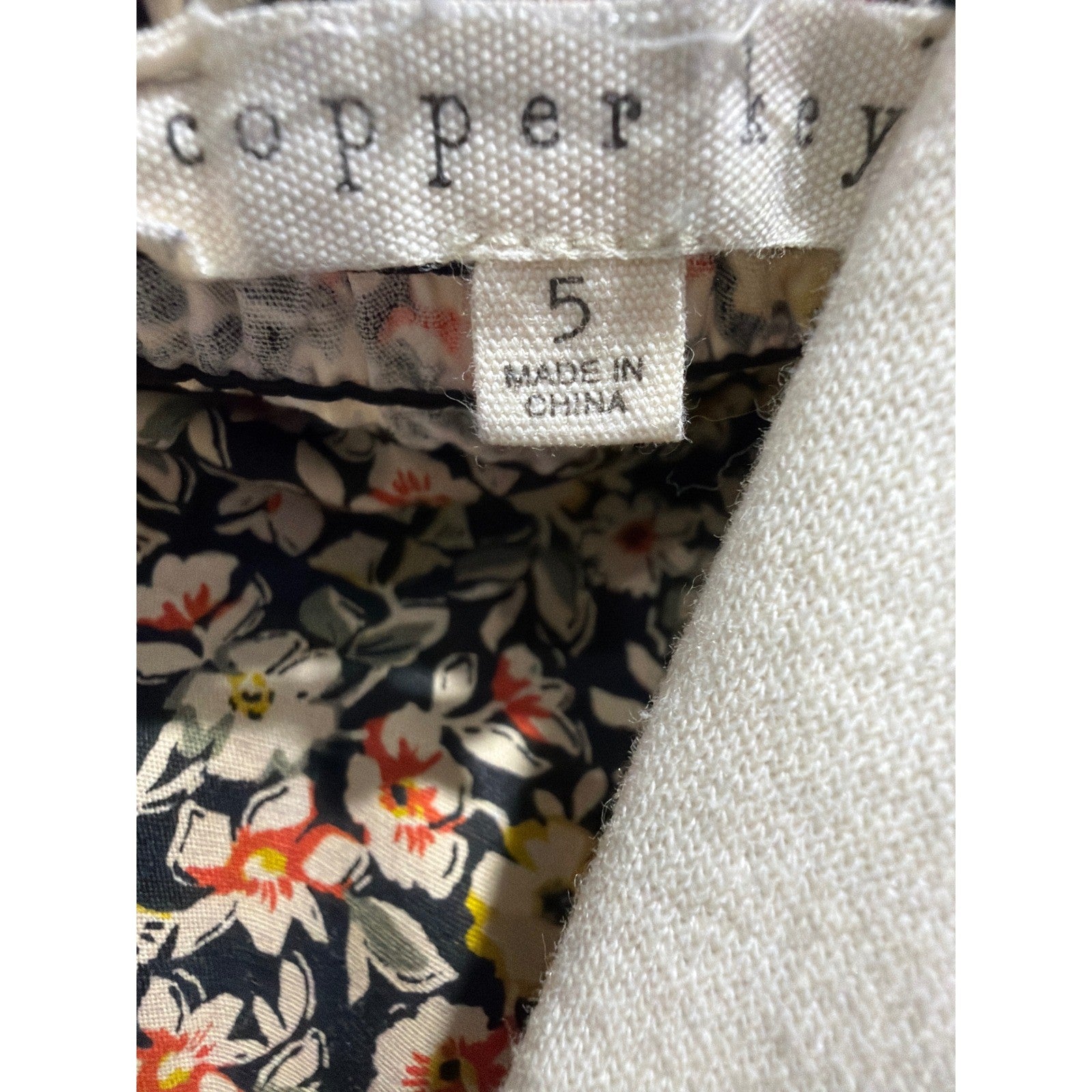 Copper Key Levi's LCKR Girls 6 Multicolored Floral Denim Sweatshirt Bundle6