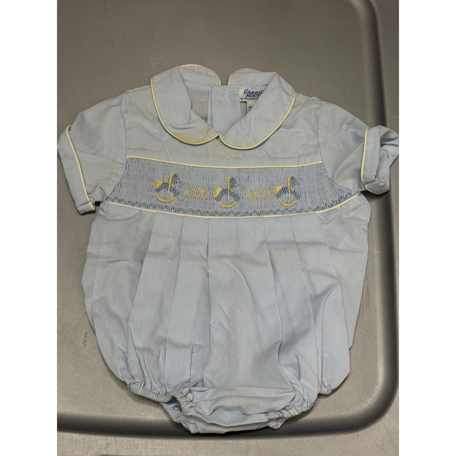 Vintage Baby Boy Bundle Carriage Boutique Feltman Bros Osh Kosh Smock 17pc3