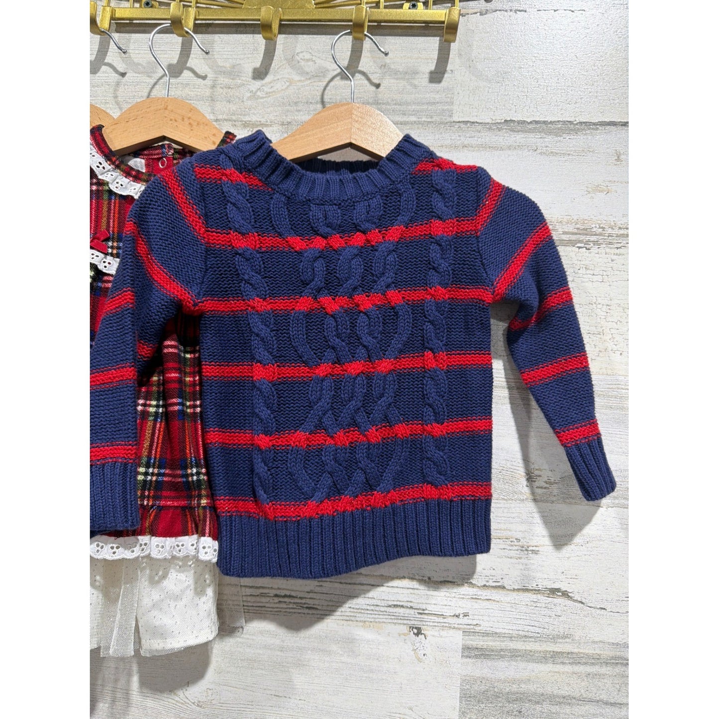 Nannette Little Me Cat & Jack Carter's Bundle Girls 12M Sparkle Holiday EUC2
