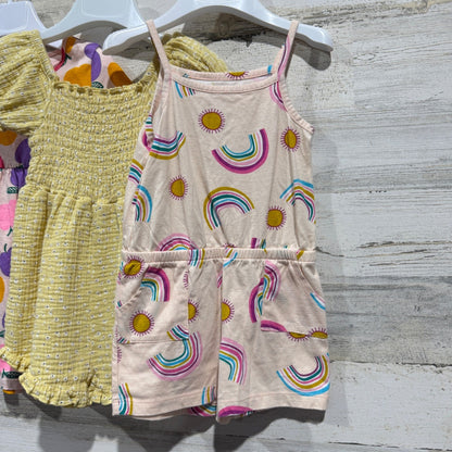 Old Navy Gerber Wonder Nation Dress Romper Lot Girls 3T Cotton Summer Bundle1