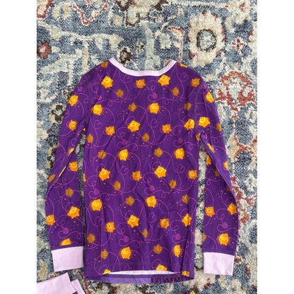 Disney Wish Pajama Set Girls 6 Purple Asha Star Shine On EUC2