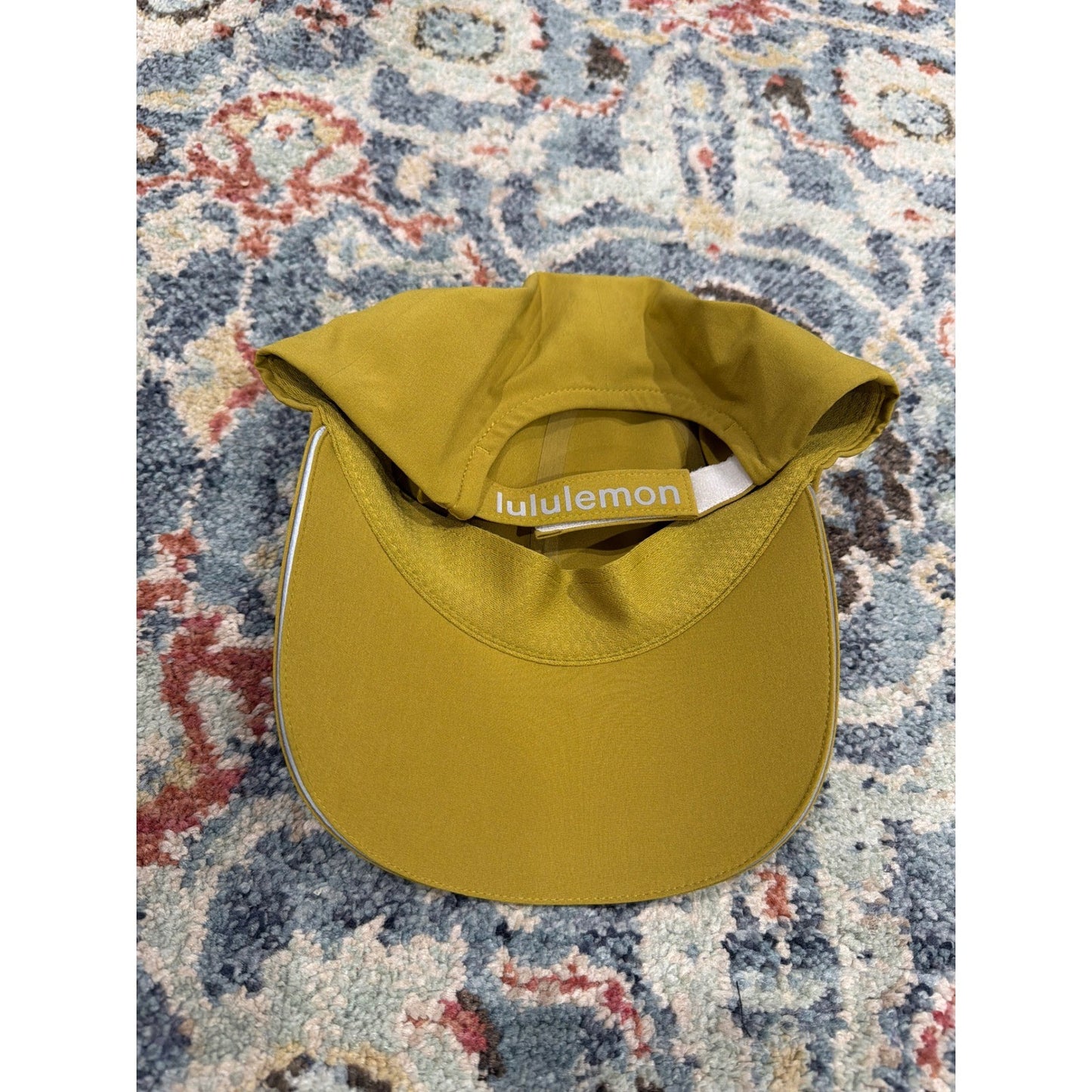 Lululemon Fast and Free Hat Women OS Bronzey Green Adjustable Running Sporty4