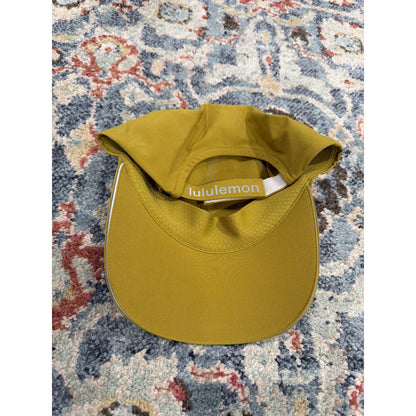 Lululemon Fast and Free Hat Women OS Bronzey Green Adjustable Running Sporty4