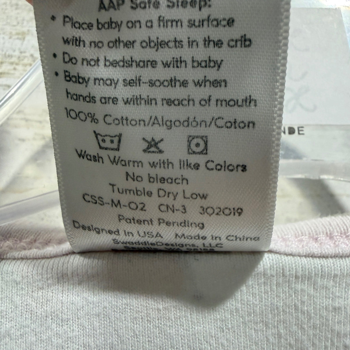 Amazing Baby Swaddle Sack Girls 3-6M Pink Elephant Transitional *Flawed6