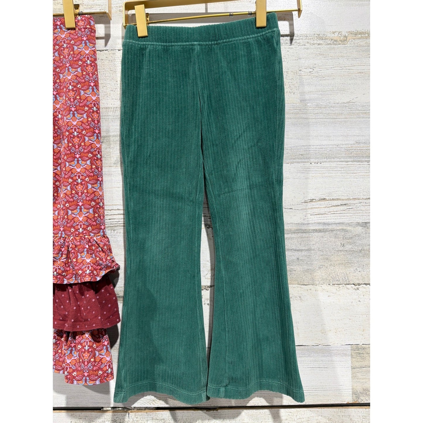 Matilda Jane Cat & Jack Dress Pants Bundle Girls 4 Blue Green Floral Ruffle Boho7