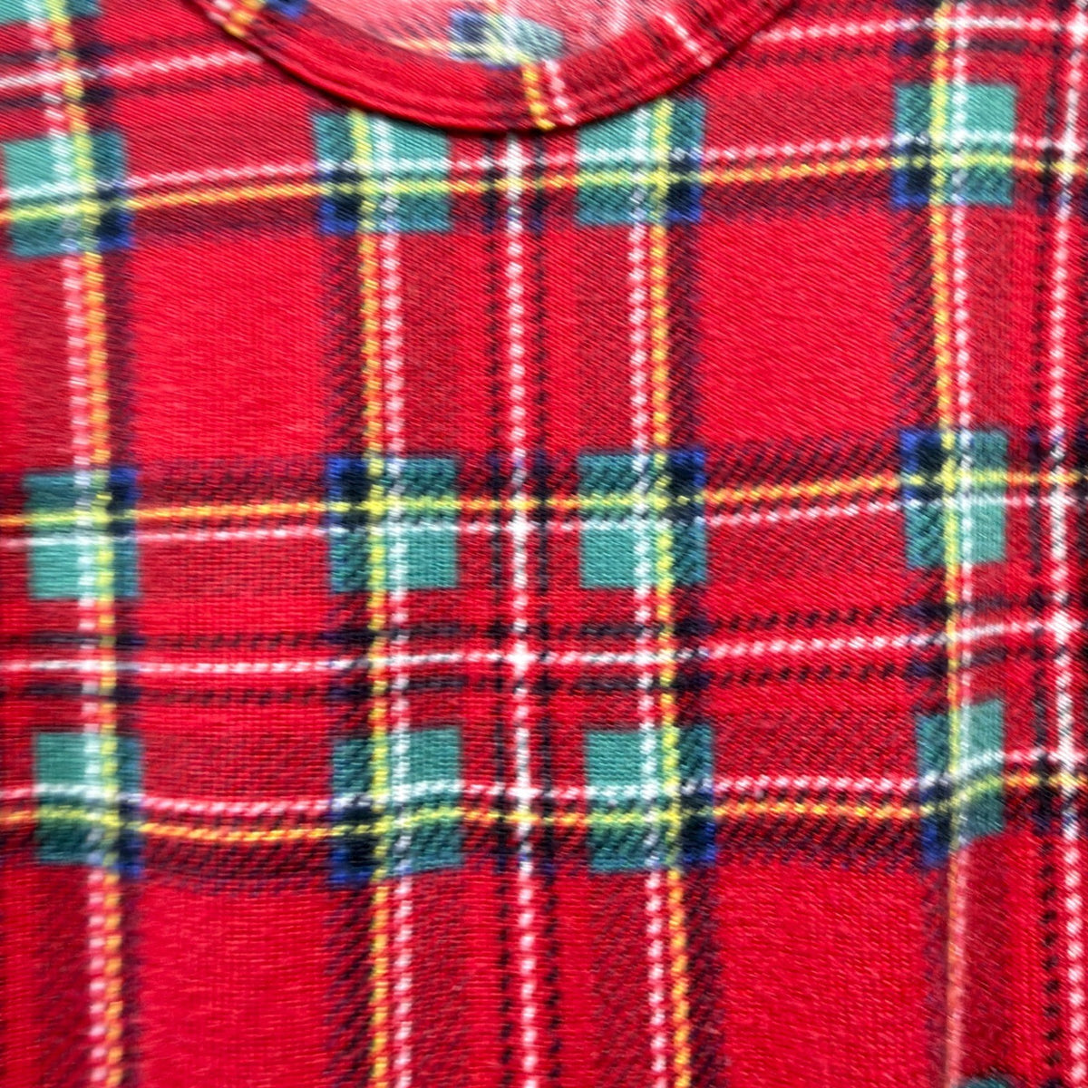 Gerber Pajama Set Kids 4T Red Plaid Holiday Snug Fit EUC2