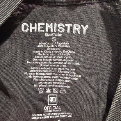 Chemistry T-Shirt Men S Black Impala 1981 Coupe Acid Wash Streetwear EUC2