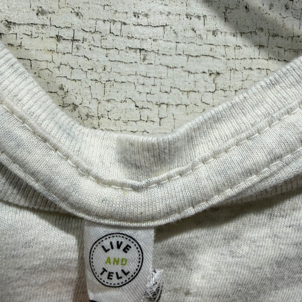 Live and Tell I Just Hope Both Teams Have Fun Tee Women M Gray Cotton Flawed*4