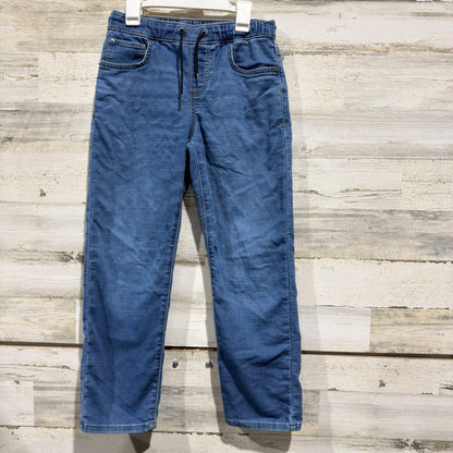 Cat & Jack Athletic Jeans Boys 12 Blue Drawstring Stretch Casual EUC0
